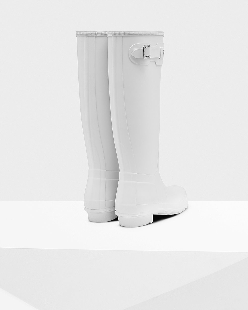 Hunter Original Tall Rain Boots - Discount Womens White - ZVRUWS248